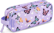 Kids Pencil Case for Girls, Soft Zipper Pencil Pouch for Girls Pencil Case for S