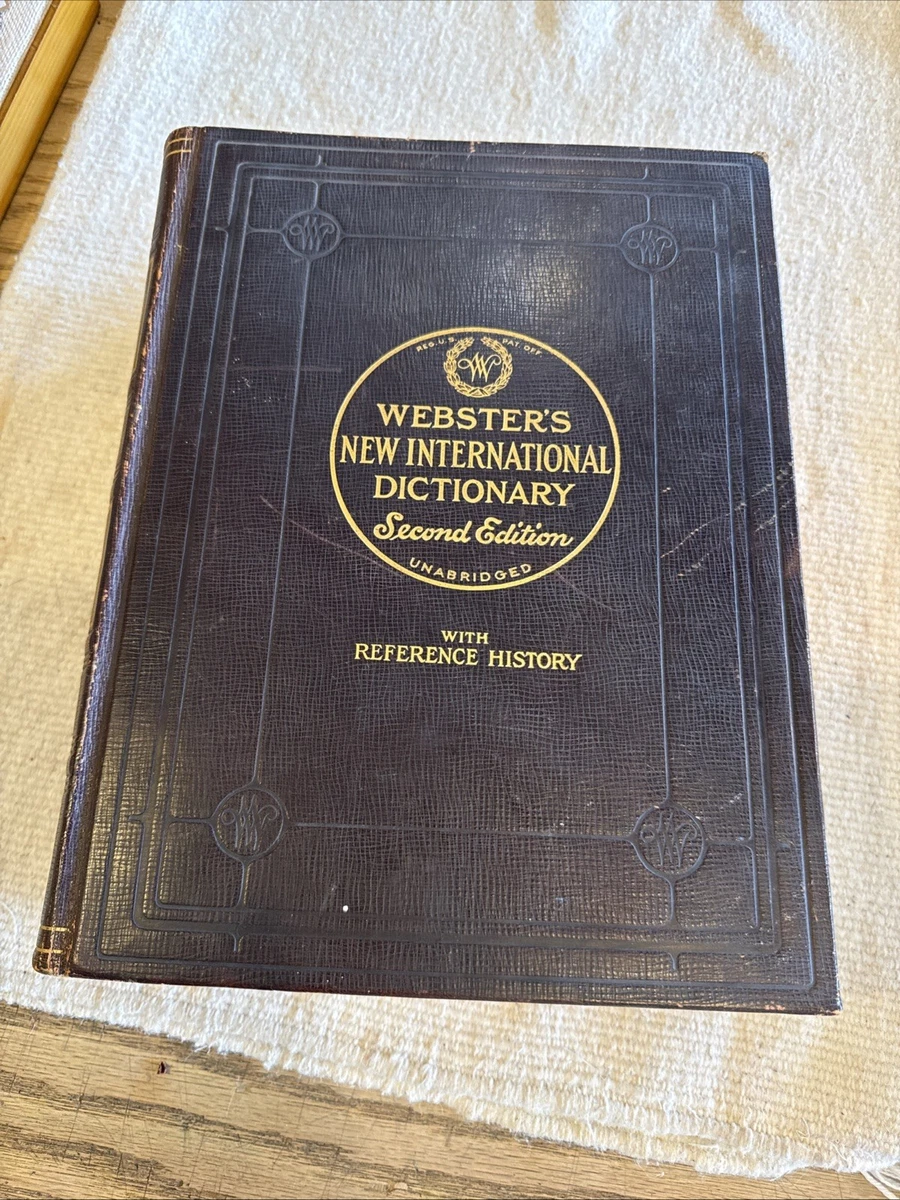 Webster Dictionary In Antiquarian & Collectible Books for sale | eBay