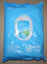 CVS Health 48 Extra Large Premium Quilted Cleansing Wipes 12 in x 8 in