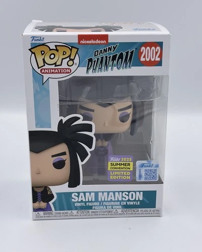 Funko Pop Animation: SAM MANSON #2002 Danny Phantom 2025 SDCC Shared Exclusive