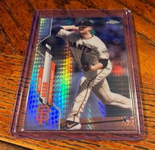 2020 Topps Chrome - Logan Webb #117 Prism Refractor Rookie