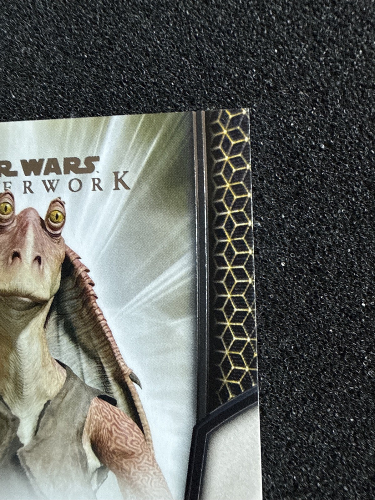 2025 Topps Star Wars Masterwork #A-AB Ahmed Best JAR JAR BINKS On Card Auto view 4