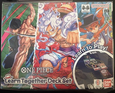 ONE PIECE LEARN TOGETHER DECK SET NEW AND SEALED BAN DAI LD-01