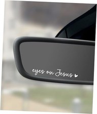 2PCS Car Stickers,Christian Car Decals,Jesus Stickers for Cars,Car White