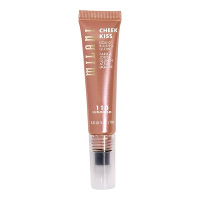 Milani Cheek Kiss Liquid Blush + Glow 110 LUMINOSO Peach Full Size 0.33 oz NEW