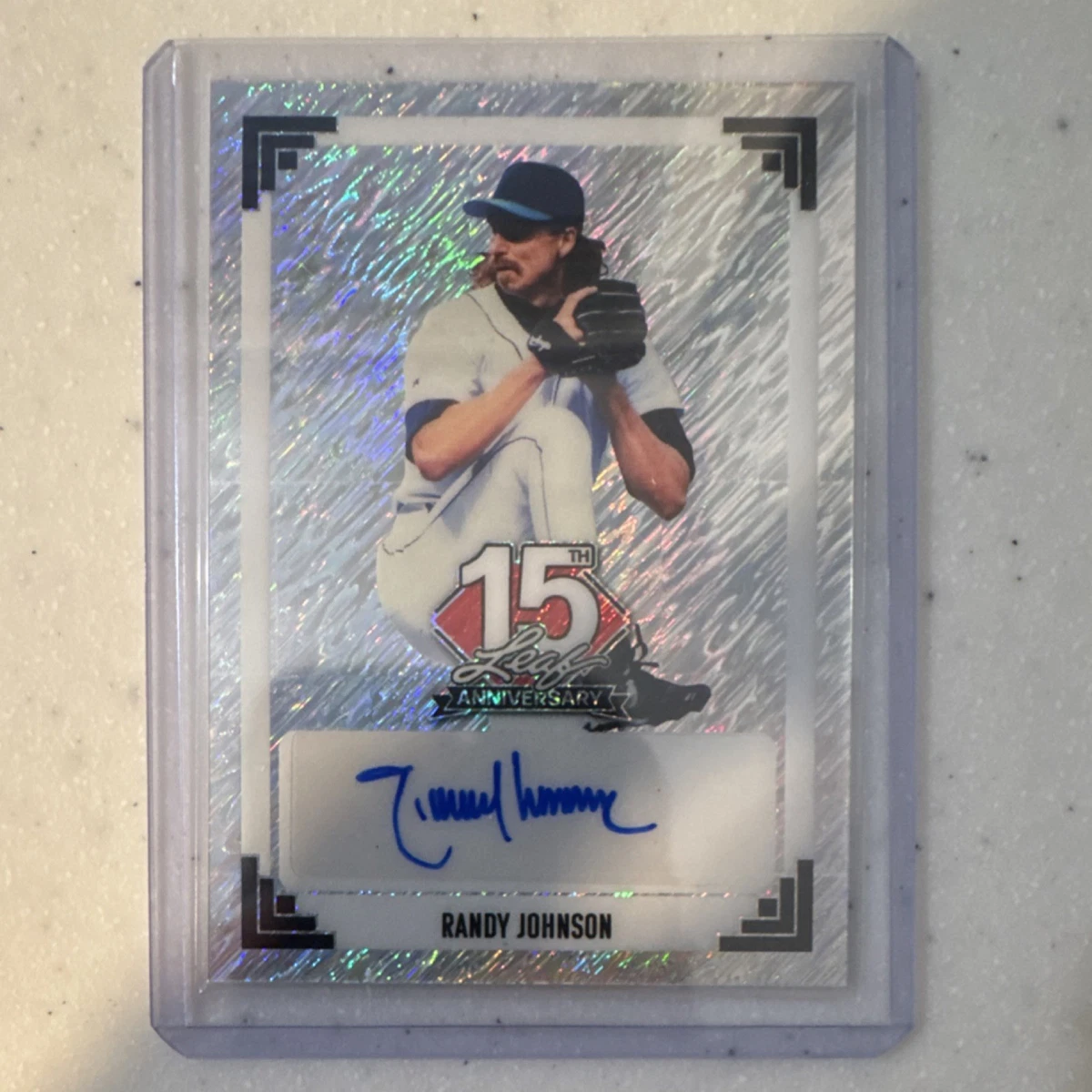 Leaf Randy Johnson Baseball Serial Numbered Sports Trading Cards