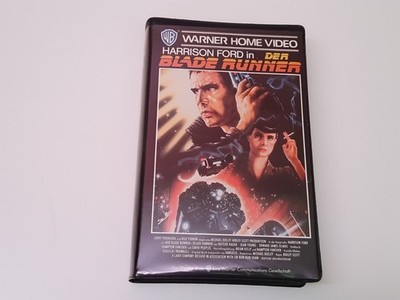 Der Blade Runner 1982 VHS German PAL Video Großbox Harrison Ford Ridley Scott
