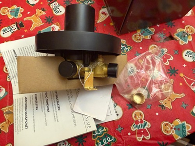 #ad Signature Hardware SH4001 Accufit 1 2quot; Pressure Balanced Rough In Valve w Stops $32.49