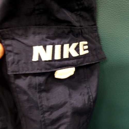 Vintage Nike Navy Blue Youth Kids Lined Athletic Track Pants 3T - Picture 4 of 8