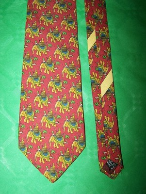 SALVATORE FERRAGAMO KRAWATTE 100% SEIDE VINTAGE MADE IN ITALY