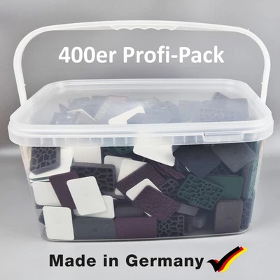 I-MEX 400er Montageplattensortiment Unterlegplatten Kunststoffklötze Verglasungsklötze