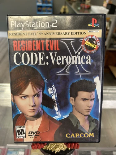 Resident Evil Code Veronica X PlayStation 2 PS2 (No DMC Demo or Book Manuel)