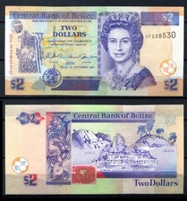 Belize 2007 • 2 dollars • P# 66c • Elizabeth II • NEUF UNC (N-2053) QE2