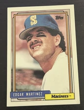 1992 Topps - #553 - Edgar Martinez - Seattle Mariners - 2019 HOF