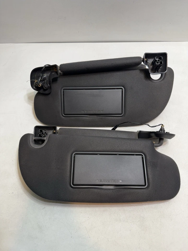 2007-2014 FORD EXPEDITION NAVIGATOR DRIVER PASSENGER LIGHTED SUN VISORS SET PAIR Foto 2 de 4