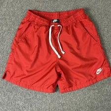 Nike Club Men's Sz 2XL Woven Flow Red Shorts  AR2382-657