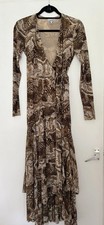 GANNI Maxi Dress Wrap Around. Size Small Excellent Condition