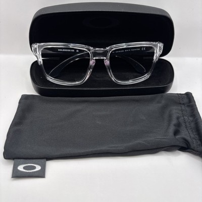 Oakley Holbrook Eyeglasses Polished Clear Square Frames OX8156-0354 54-18-137
