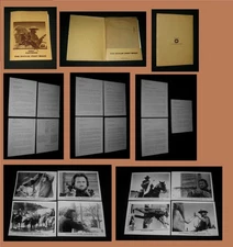 Original CLINT EASTWOOD OUTLAW JOSEY WALES Rare NSS THEATRE STYLE PRESS KIT