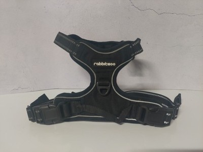 Rabbitgoo Dog Harness Black Sz L No-Pull Adjustable Easy Control HANDLE GUC 
