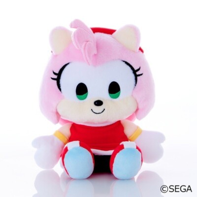 SEGA Sonic The Hedgehog Sonic & Friends Amy (M) Plush Doll Japan
