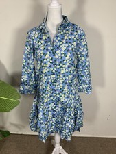 The Shirt Women’s Floral Print Long Sleeve Shirt Dress Size XS