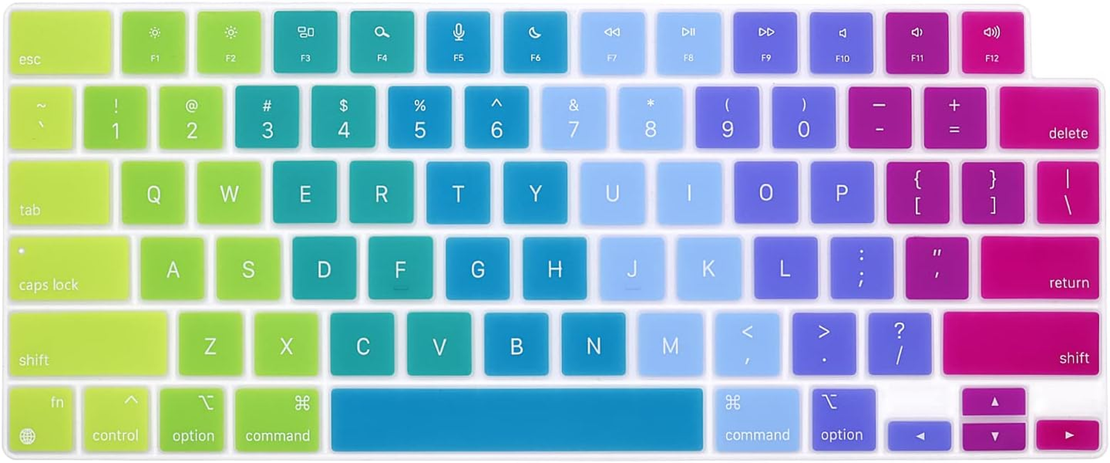 MacBook Pro 14 Keyboard Cover Compatible with M1 M2 M3 M4 Models (2021-2024) for Enhanced Protection and Typing Experience-image