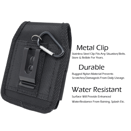 For Samsung Galaxy Z Flip6, Z Flip5,Z Flip4 Rugged Holster Clip Pouch Nylon Case - Picture 2 of 8