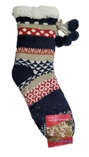 Shengyuzl Women's Size 36-41 Cozy Fuzzy Sherpa Lined Warm Non-Skid Winter Socks