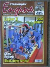 Stationary Engine September 2014 Lister X Blackstone Vertical Stuart flat twin