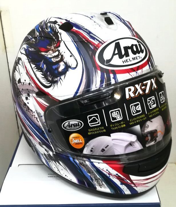 Arai RX-7X KIYONARI TORICO Corsair-X Full Face Helmet Size:[XS,S,M 