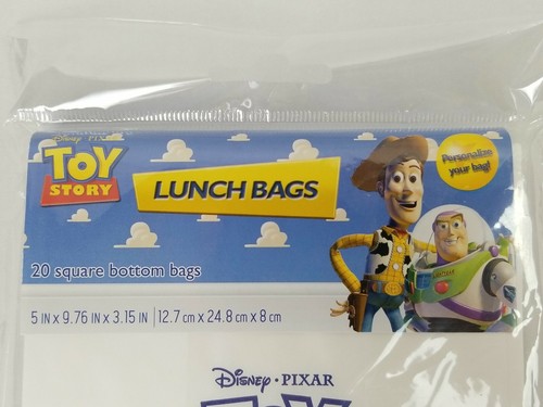 Toy Story Disney Pixar Lunch Party Loot Treat Bags Pack Of 20 - Picture 4 of 6