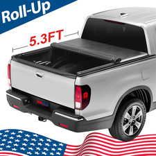 Soft Roll-up Bed Tonneau Cover For 2017-2026 Honda Ridgeline 5.3ft Truck Bed Soft Roll-up Bed Tonneau Cover For 2017-2026 Honda Ridgeline 5.3ft Truck Bed
