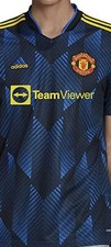 NWT Manchester United Adidas Climalite 3rd Alternate Jersey Youth Small