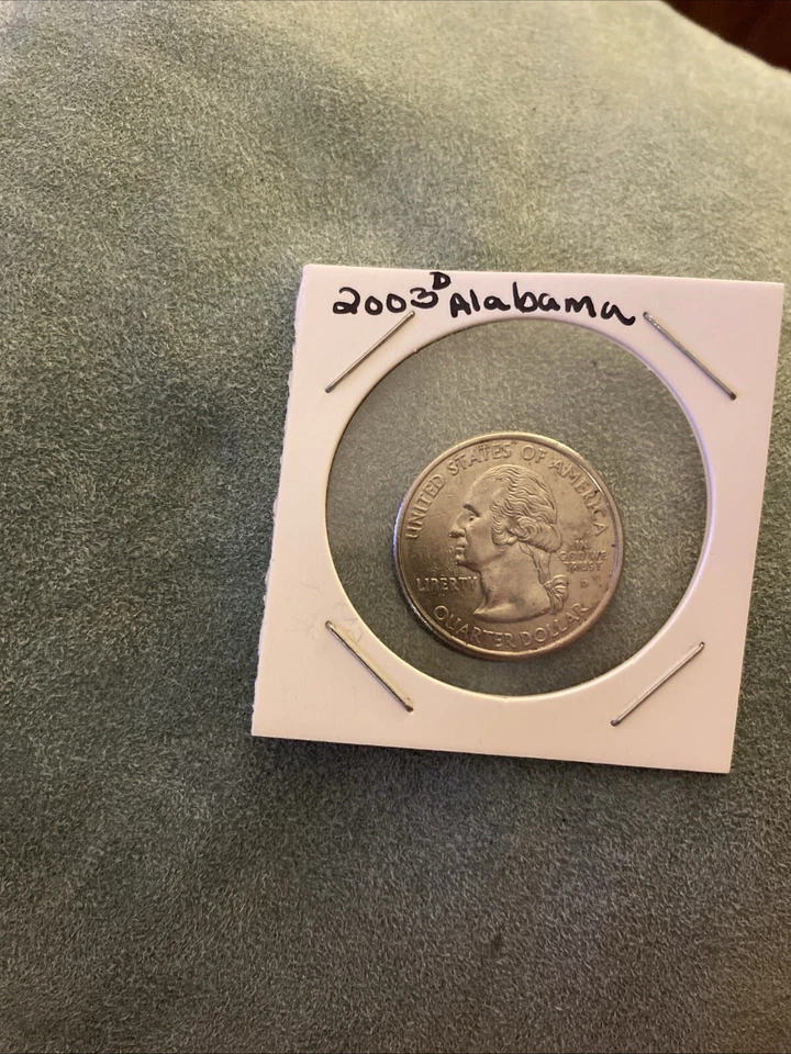 2003 Alabama State D Quarter / Error Strikethrough Die - Image 3 of 4