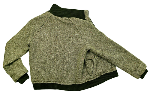 *HOT VINTAGE ITALY UNISEX DOLCE & GABBANA @ BOMBER BROWN WOOL Jacket XL (*Fit M) - Picture 5 of 16