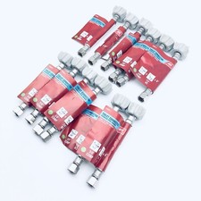 LOT OF 12 ACE 3/8" BALLCOCK X BALLCOCK 7/8", 6" BRAIDED SS TOILET SUP, 4568812