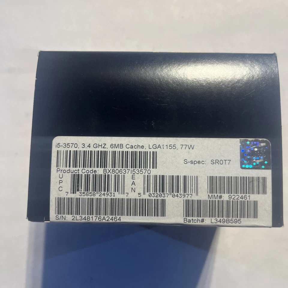 Core i5-3570 Quad-Core Processor 3.4 GHz 6 MB Cache LGA 1155 - BX80637I53570 - Image 2 of 4