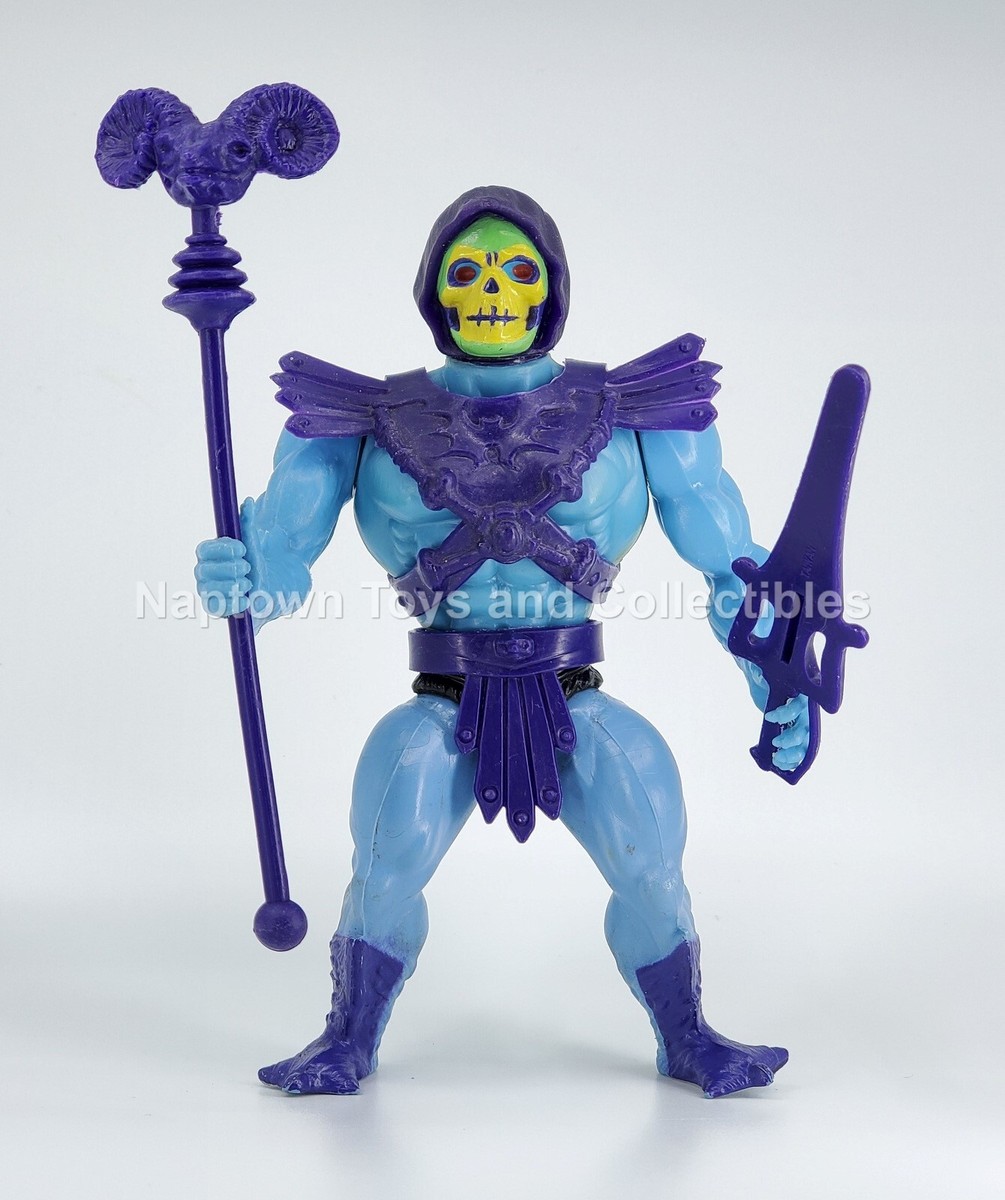 値下げ中HE-MAN SKELETOR フィギュア 未開封 Original 1981 He Man + Skeletor soft heads Masters of the