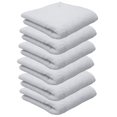 6er Ross Frottier Handtuch 4004 Vita 00 Weiß 50 x 100 cm Baumwolle Set