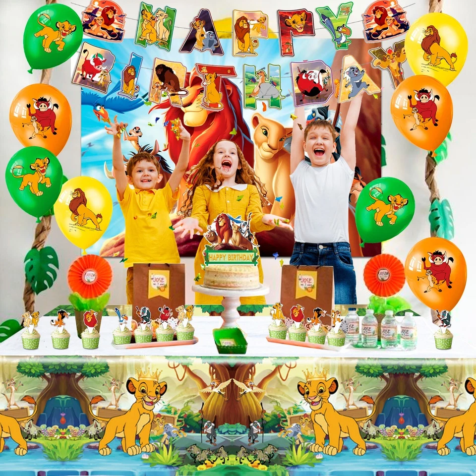 Disney King Lion Party Decorations Simba King Lion Party Supplies Balloon Banner - Image 3 of 4