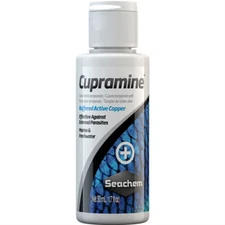 Cupramine Copper Treatment (50 ml) Removes Copper - Seachem