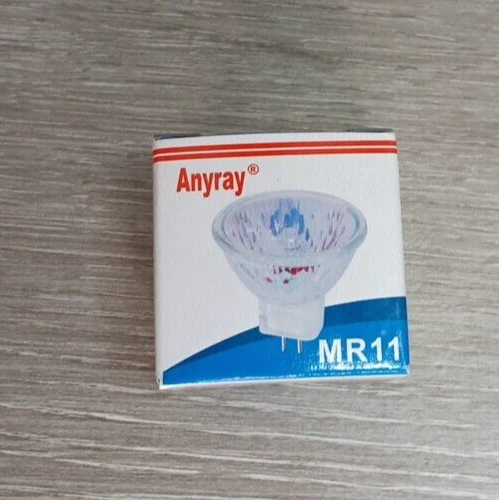 Anyray A1868Y 10-Pack MR11 12V 10W Precision Reflector Fiber Optic Light Bulb - Image 4 of 4