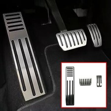 Aluminium Bremspedal Fußstütze Pedale Pedalset Pedalkappen für Tesla Model X NEU