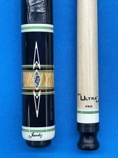 JACOBY POOL CUE RADIAL 12.75MM 29" ULTRA PRO SHAFT LEATHER WRAP