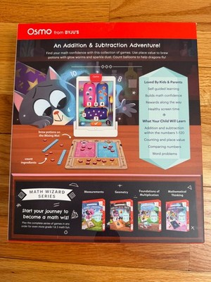 Osmo Math Wizard Series - Magical Workshop - NEW - Ages 6-8 Grades 1-2