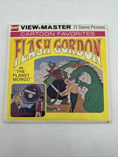 VINTAGE GAF VIEW-MASTER FLASH GORDON IN THE PLANET MONGO B583 3 REELS PACKET