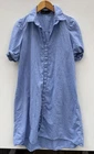 Tuckernuck Dress XS Pomander Place Light Blue Chambray Shirtdress