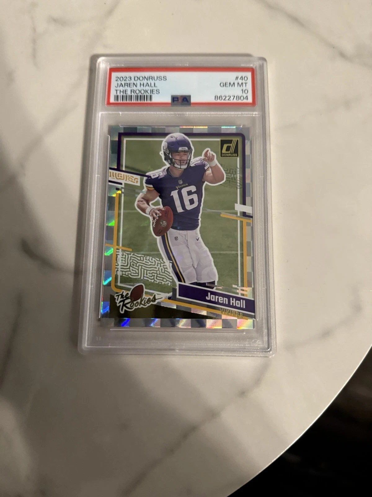 Jaren Hall Panini Donruss the Rookies #40 Base