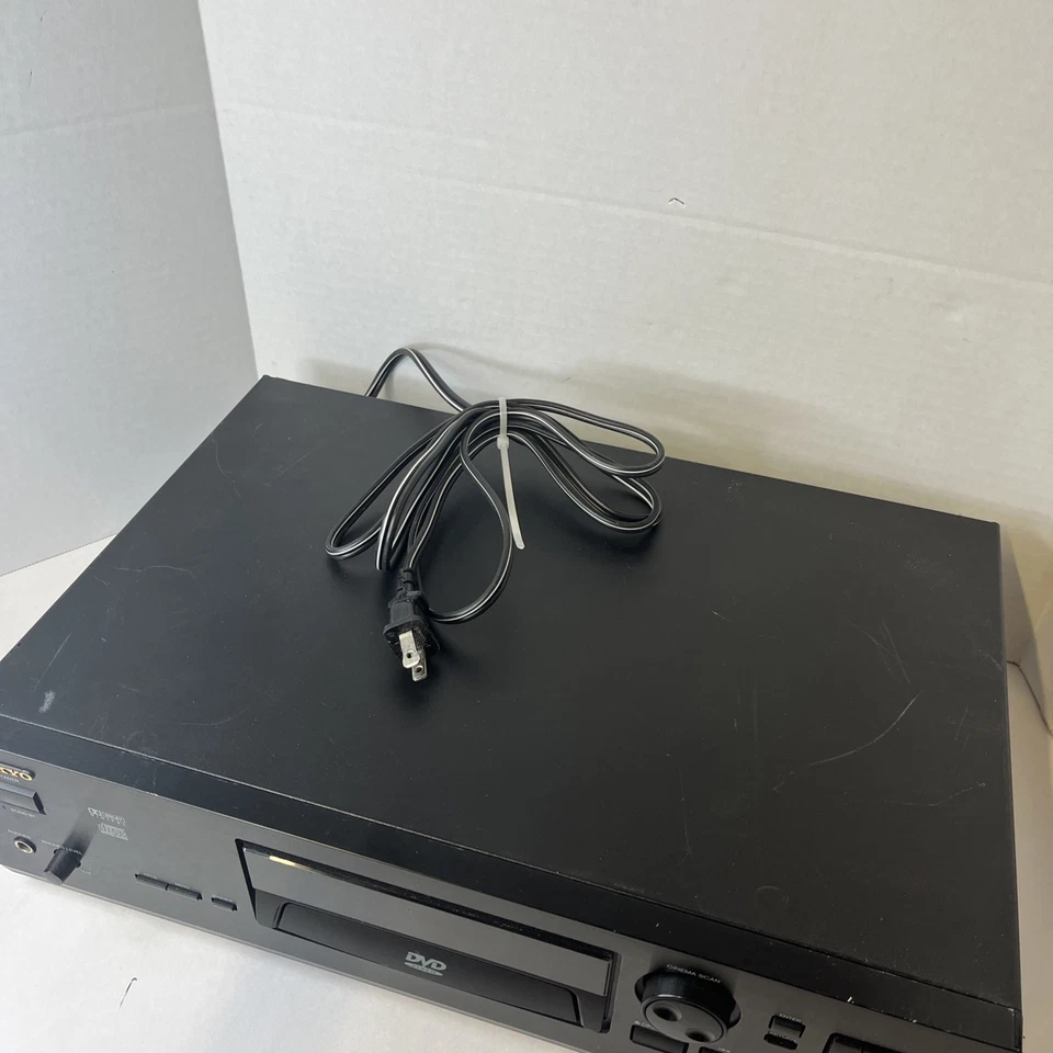 Reproductor de DVD Onkyo DV-S501 Dolby Digital escaneo progresivo probado funcionando negro Foto 4 de 4